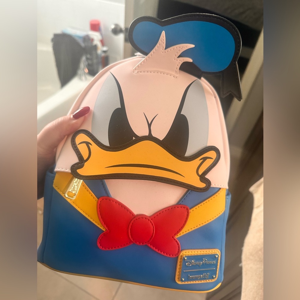 Donald Duck 90th Birthday Loungefly mini backpack